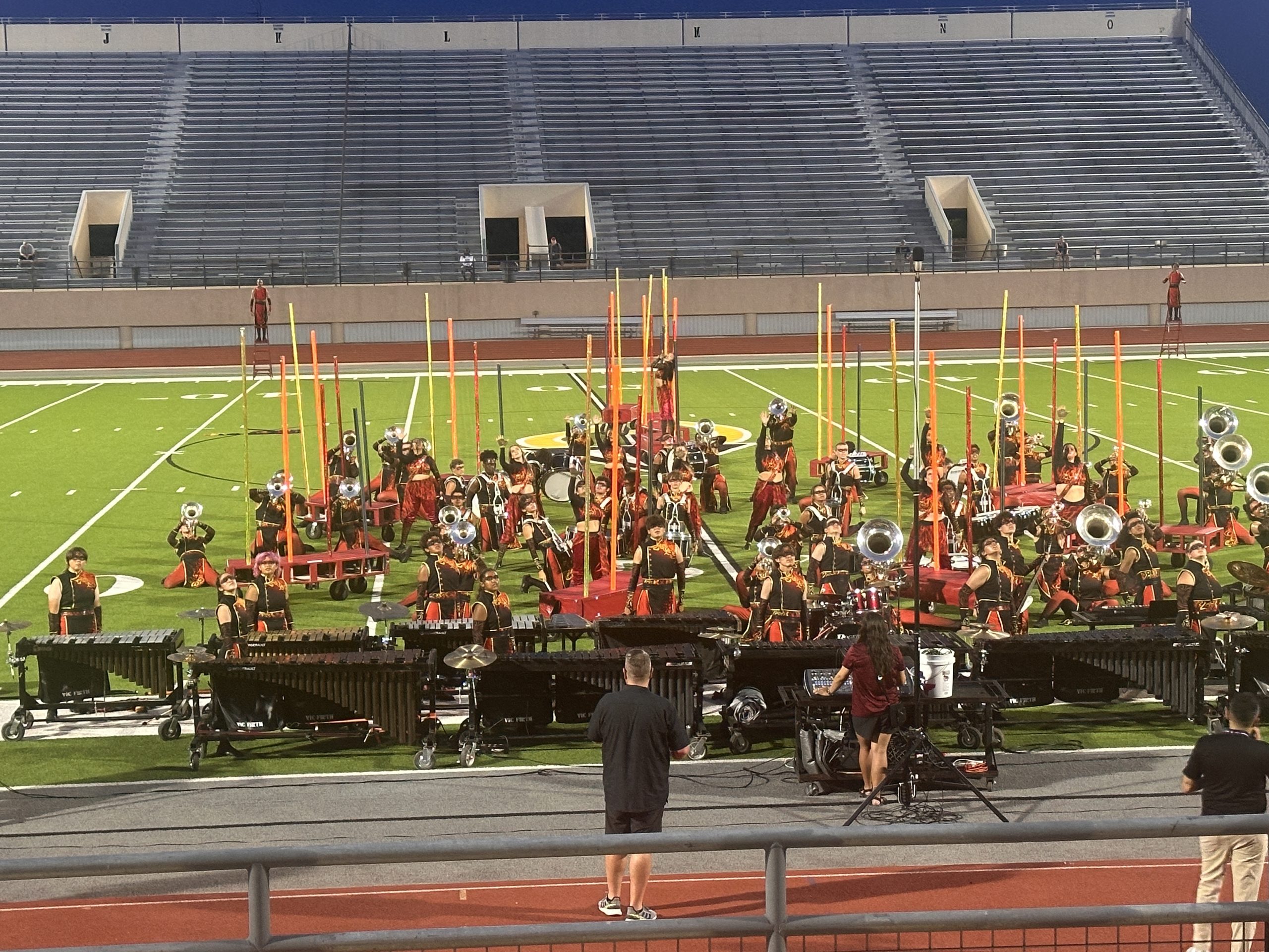 Arsenal 2026 full ensemble in the Alamodome